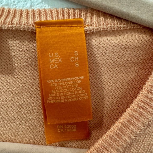 Intuitions Sequin Rayon Cotton Long Sleeve Button Down Crew Neck Cardigan Sweat - Picture 4 of 13